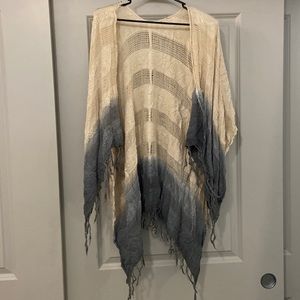 Cream and Gray Ombré Kimono